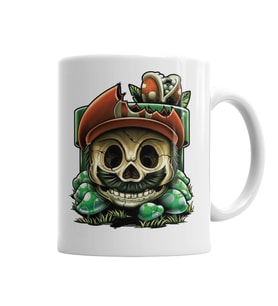 Atari Süper  Mario Kupa Bardak Porselen