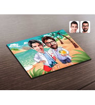 BK Gift Kişiye Özel Kankalar Karikatürlü Ahşap Puzzle-2