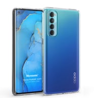 Microsonic Oppo Reno 4 Pro Kılıf Transparent Soft Beyaz
