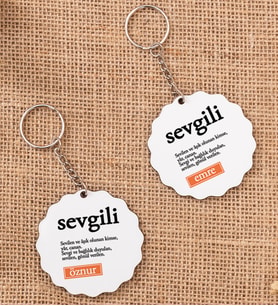 Sevgili Kelime Anlamı İkili Anahtarlık