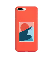 Turuncu Lansman Kılıf iPhone 8 Plus