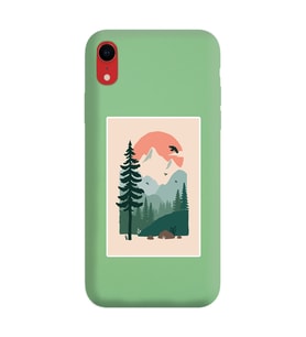 Yeşil Lansman Telefon Kılıfı Iphone XR