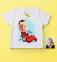 BK Gift Kişiye Özel Karikatürlü Bebek-Çocuk Tişört  8