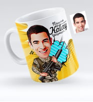 BK Gift Kişiye Özel Uzman Jandarma Karikatür Beyaz Kupa Bardak  2