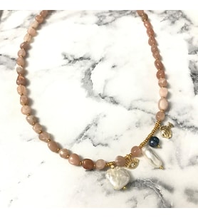 Güneş Taşı Charm Kolye