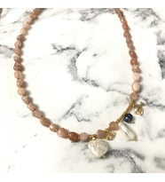 Güneş Taşı Charm Kolye