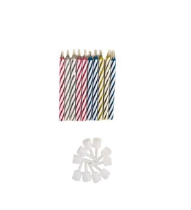 PASTA MUMU SÖNMEYEN 4 RENK 6,5CM 10'LU