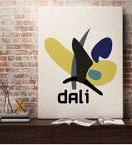 Dali Tasarımlı Kanvas Tablo 50x70cm