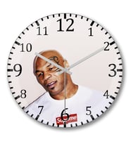 Supreme Mike Tyson Duvar Saati Bombeli Gercek Cam