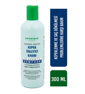 Novocrin Placenta Kepekli ve Dökülen Saçlar için Bakım Şampuanı 300 ml