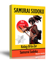 Samurai Sudoku Kitabı (86 Seçilmiş Samurai Sudoku)
