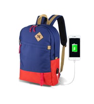 My Valice Smart Bag FREEDOM Usb Şarj Girişli Akıllı Sırt Çantası (Lacivert-Kırmızı)