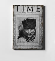 BK Gift  Atatürk Time Dergisi Kapağı Kanvas Tablo 50x70cm