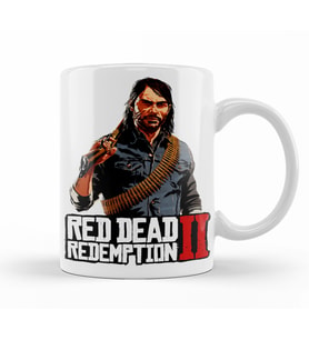 Red Dead Redemption  John Marston Kupa Bardak  Porselen