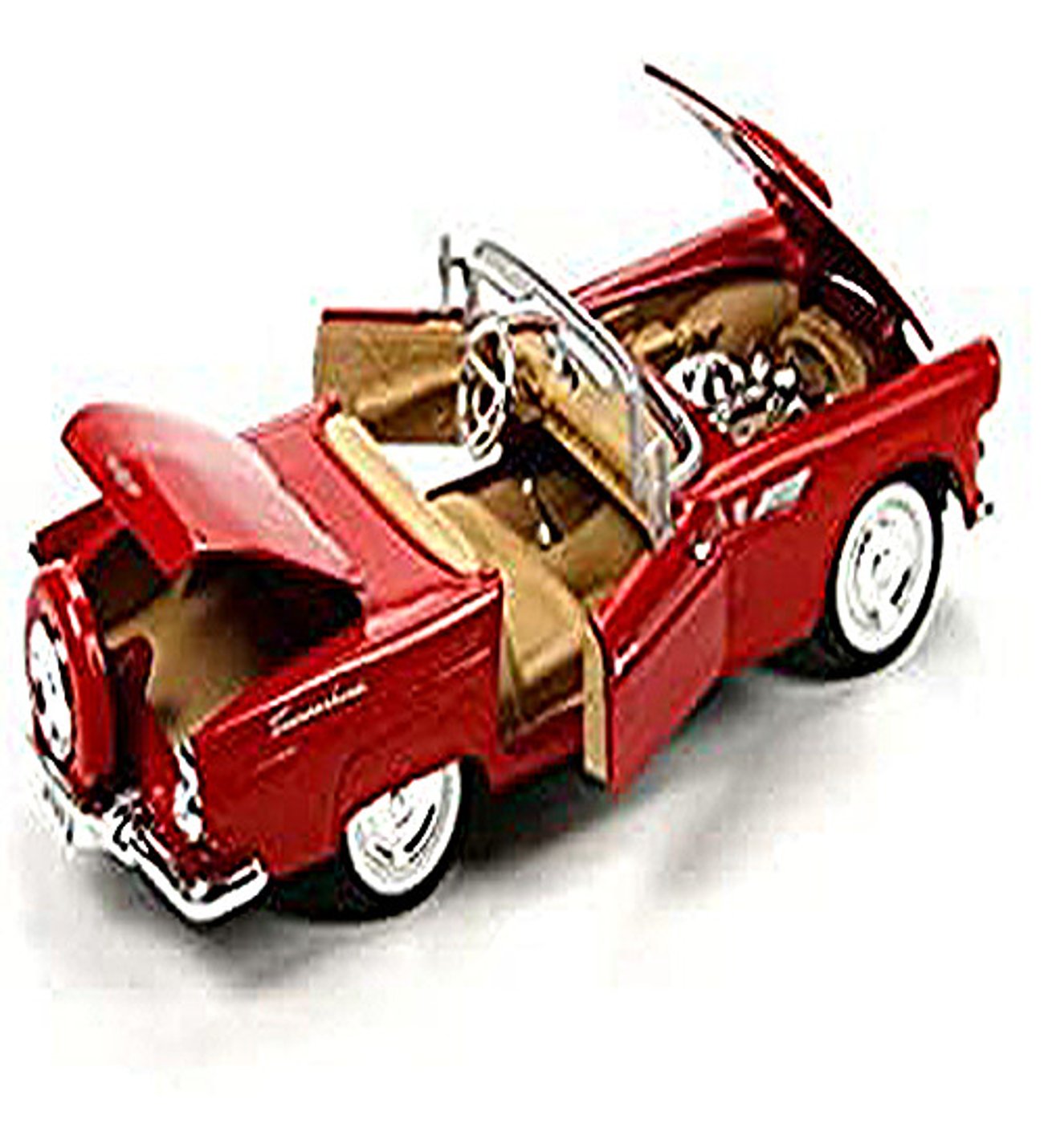 Model Araba 1:24 1956 Ford Thunderbird Convertible (Kırmızı)