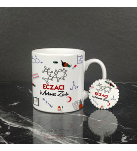Eczacı Kupa Bardak ve Anahtarlık Set 003