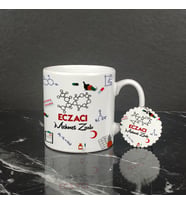 Eczacı Kupa Bardak ve Anahtarlık Set 003