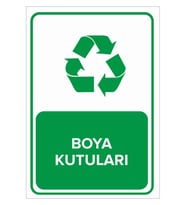 MIGNATIS - Boya Kutuları Levhası - Sac Malzeme 35x50cm