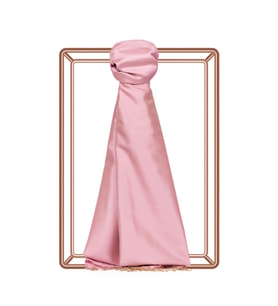 İpekevi Şeker Pembe Düz İpek Şal