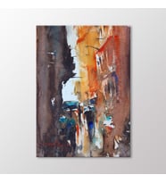 Arty Tablo Suluboya Sokak Tablo (Karışık)