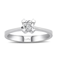 Lova 0,30 Karat Efektli Pırlanta Tektaş Yüzük - 1070091