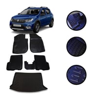 Dacia Sandero Hb 2012-2021 Arası 4D Havuzlu Oto Paspas Bagaj Set