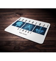 Kişiye Özel Radyoloji Uzmanı Tasarımlı Mouse Pad (Renksiz)