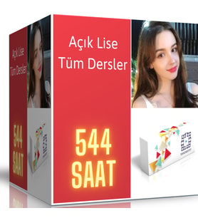 Açık Lise Tüm Dersler Görüntülü Eğitim Seti