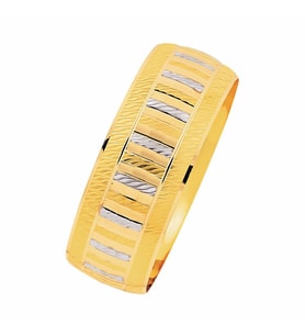 14 Ayar Mega Bilezik 25.00 Gram Deniz Rodajlı (Altın)