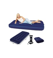 Bestway Tek Kişilik Şişme Yatak Yastık   El Pompa BW121