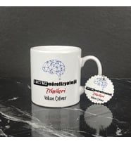 Elektronörofizyoloji Teknikeri Kupa Bardak ve Anahtarlık Set 001