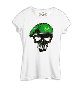 Suicide Squad - Rick Flag Beyaz Kadın Tshirt