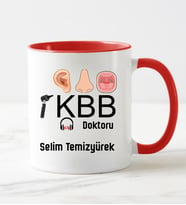 KBB Doktoru Kupa Bardağı Kırmızı