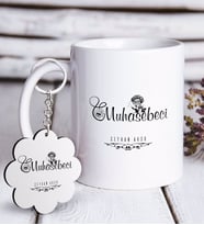 BK Gift Kişiye Özel Mesleki Muhasebeci Beyaz Kupa ve Anahtarlık Hediye Seti-2 (Model 1)