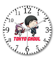 Tokyo Ghoul Kaneki Correndo Duvar Saati Bombeli Gercek Cam
