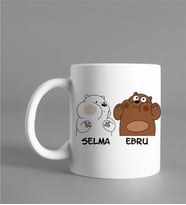 We Bare Bears Kupası Kişiye Özel