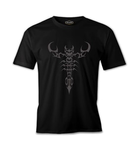 Burç - Scorpio Tatoo Siyah Erkek Tshirt