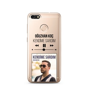 Oğuzhan Koç Mp3 Tasarımlı Süper Şeffaf Silikon Telefon Kılıfı Huawei P9 Lite (20