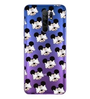 Mickey Tasarımlı Süper Şeffaf Silikon Telefon Kılıfı Xiomai Redmi 9