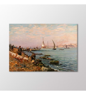 Arty Tablo Kız Kulesi Tablo (Karışık)