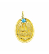 Maşallah Mavi Boncuklu 1,63 Gram 14 Ayar Altın