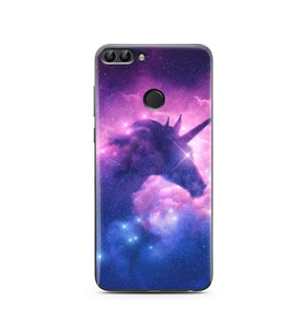 Unicorn Tasarımlı Süper Şeffaf Silikon Telefon Kılıfı Huawei P Smart 