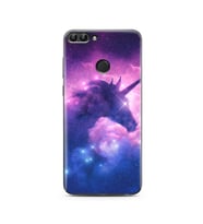 Unicorn Tasarımlı Süper Şeffaf Silikon Telefon Kılıfı Huawei P Smart 