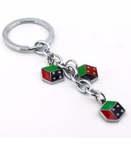 CASİNO ZAR TAVLA ŞANS METAL ANAHTARLIK KC552