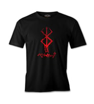 Berserk - Mark Siyah Erkek Tshirt
