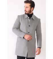 PLT8364 DEWBERRY ERKEK PALTO-AÇIK GRİ