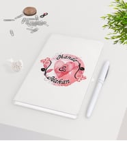 BK Gift Kişiye Özel Sevgililer Günü Beyaz Defter Kalem Seti-7
