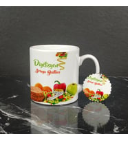 Diyetisyene Hediye Kupa Bardak ve Anahtarlık Set 002