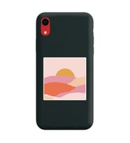 Siyah Lansman Telefon Kılıfı Iphone XR