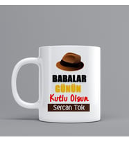 Babalar Günü Temalı Hediye Kupa Bardak Kişiye Özel Hediye SZ5